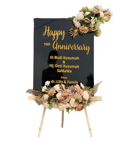 Papan Bunga Akrilik Cibingbin