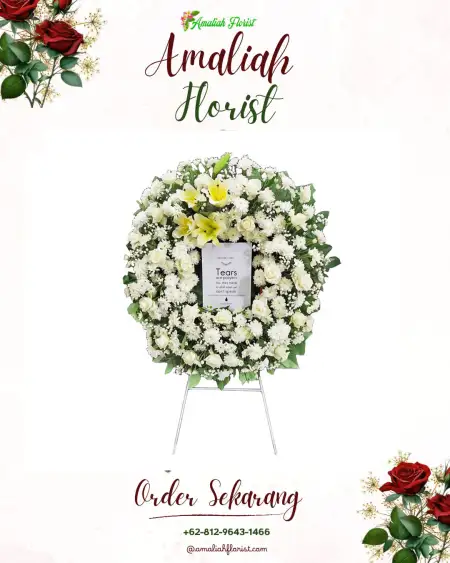 Krans Bunga Duka Cibingbin